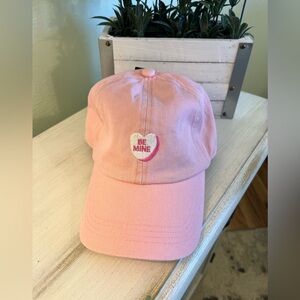 David and Young Pink 'Be Mine' Baseball Cap NWT